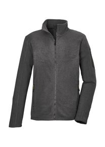 Killtec Herren Fleecejacke "KOW 90 MN KNTFLC JCKT", grau, sportlich, Gr. XXL, 100% Polyester, Jacken