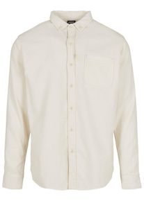 Urban Classics Herren Langarmhemd "Urban Classics Herren Corduroy Shirt", beige, Gr. XXL, unifarben, 100% Baumwolle, Hemden