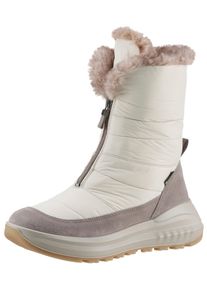 Ara Damen Winterboots "MASSA", Gr. 5,5, beige, Textil, Veloursleder, sportlich, Schuhe, Plateau, Kurzstiefel mit GORE TEX-Membran, H-Weite = sehr weit
