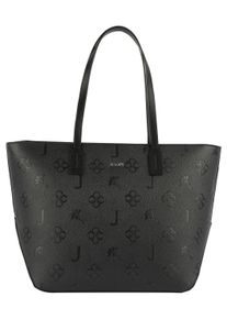 JOOP! JOOP Damen Shopper "flora stampa corelie shopper lhz", schwarz, Kunststoff, bedruckt, Taschen, Henkeltasche Handtasche Damen Tasche Damen