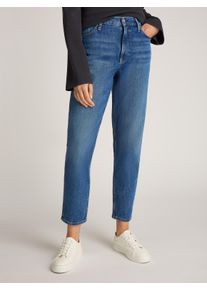 Damen Mom-Jeans "MOM JEAN", blau, feminin, Gr. 25, Calvin Klein Jeans, unifarben, Denim/Jeans, Obermaterial: 99% Baumwolle, 1% Elastomultiester,