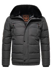 STONE HARBOUR Herren Steppjacke "Witas", grau, modisch, Gr. L, Obermaterial: 100% Polyester, Futter: 100% Polyester, Wattierung: 100% Polyester,