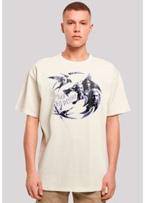 F4NT4STIC Herren T-Shirt "The Witcher Wolf Logo", beige, casual, Gr. XXL, Obermaterial: 100% Baumwolle, Shirts, Premium Qualität