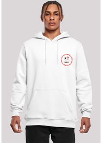 F4NT4STIC Herren Kapuzenpullover "Sansta Paws Christmas Cat Breast", weiß, casual, Gr. XS, Obermaterial: 65% Baumwolle, 35% Polyester, Pullover,