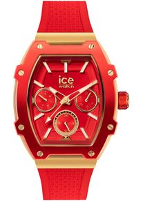 Ice Watch ICE-WATCH Damen Multifunktionsuhr "ICE boliday - Alu - Small - MT", rot, Armbanduhren, Quarzuhr, Armbanduhr, Damenuhr, analog, Datum,