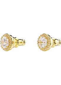 Swarovski Damen Paar Ohrstecker "Schmuck Geschenk Una Ohrringe, 5686637", Metall, gelb, Metall, Ohrringe, mit Swarovski Kristall