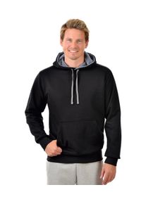 TRIGEMA Herren Kapuzensweatshirt "TRIGEMA Kapuzenshirt aus Sweat-Qualität", schwarz, casual, Gr. XXXL, 70% Baumwolle, 30% Polyester, Sweatshirts