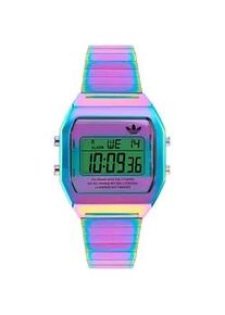 Digitaluhr Adidas ORIGINALS "DIGITAL TWO" Armbanduhren bunt Damen Armbanduhr, Quarzuhr, Damenuhr, Herrenuhr