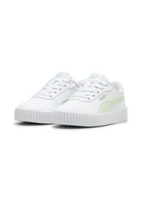 Puma Kinder Sneaker "Carina 2.0 Sneakers Mädchen", Gr. 28, grün, Obermaterial: Synthetik, Textil; Futter: Textil; Innensohle: Textil; Laufsohle: