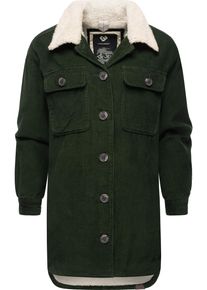 Ragwear Damen Cordjacke "Kyoka", grün, modisch, Gr. XXL, Außenmaterial: 100% Baumwolle, Innenfutter: 100% Polyester, Wattierung: 100% Polyester,