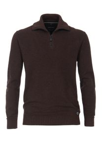 Casamoda Herren Troyer "Casamoda Troyer uni", braun, Gr. S, 90% Baumwolle, 10% Polyamid, Pullover