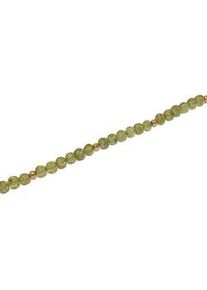 Collier Firetti "Schmuck Geschenk Halsschmuck Halskette Edelstein Farbstein Peridot" Halsketten Gr. Messing, L: 45cm, goldfarben (gelbgoldfarben-grün) Damen Made in Germany - mit Peridot