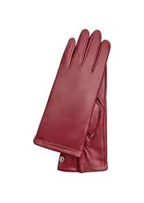 Lederhandschuhe Kessler "Keira" Gr. 8, rot Damen Handschuhe mit weichem Innenfutter