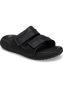 Badepantolette Crocs "Yukon Vista 2" Gr. 41, schwarz Herren Schuhe Pantolette Sommerschuh, Poolslides, Schlappen, mit Klettverschluss