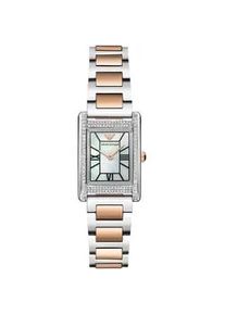 Quarzuhr Emporio Armani Armbanduhren rosegold (roségoldfarben, silberfarben) Damen Armbanduhr, Damenuhr, Edelstahlarmband, analog, Glassteine