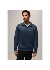 Sweatshirt Street One MEN Gr. XXL (46), infinite blau Herren Sweatshirts im soften Baumwoll-Mix