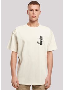 F4NT4STIC Herren T-Shirt "Ahoi Anker Knut & Jan Hamburg", beige, casual, Gr. L, Obermaterial: 100% Baumwolle, Shirts, Print