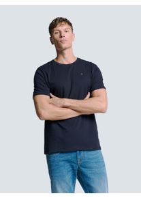 NO EXCESS Herren T-Shirt "NO EXCESS Basic Rundhals-T-Shirt", blau, Gr. M, 100% Baumwolle, Shirts