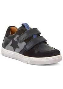 Klettschuh froddo "DOLBY" Gr. 35, blau (dunkelblau) Kinder Schuhe Sneaker, Kindergartenschuh mit tollem Stern Motiv