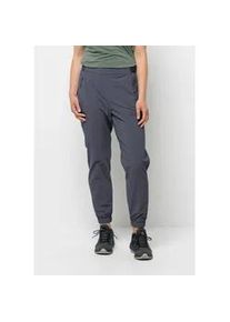 Softshellhose Jack Wolfskin "PRELIGHT PANTS W" Gr. XL (46), Normalgrößen, grau (dolphin) Damen Hosen