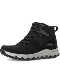 Schnürboots Gabor ROLLINGSOFT Gr. 10,5 (45), schwarz Herren Schuhe High-Top-Sneaker, Komfortschuh, Freitzeitschuh, Weite G 12 (=weit)