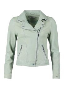 Maze Damen Blouson "42023069", grün, Gr. S, Obermaterial: 100% Lammleder / Innenfutter: 100% Baumwolle/ Ärmelfutter: 100% Polyester/ Strick: 95%
