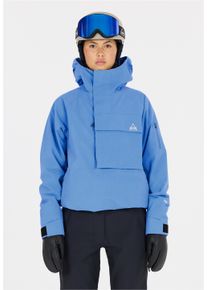 SOS Damen Skijacke "Sestriere", blau, sportlich, Gr. XL, unifarben, 86% Polyamid, 14% Elasthan, Jacken, mit wasser- und winddichter Beschichtung