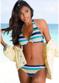 Venice Beach Damen Bügel-Bikini, bunt, Gr. 36, gestreift, Polyamid, Bikini-Sets, mit herausnehmbaren Softcups
