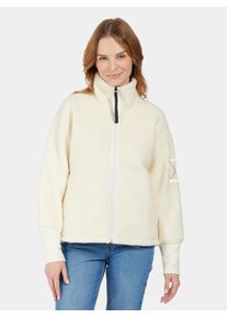 DIDRIKSONS 1913 DIDRIKSONS Damen Fleecejacke "MELLA WNS FZ 3", weiß, sportlich, Gr. 46, Fleece, Obermaterial: 100% Polyester. Futter: 100% Polyester, Jacken