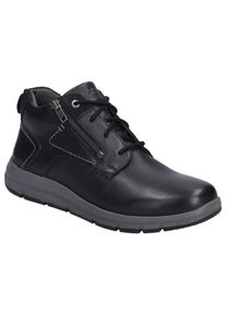 Josef Seibel Herren Sneaker "Giuseppe 03", Gr. 45, schwarz, Leder, casual, Schuhe, Schnürboots, Stiefelette, Winterboot in Weite G