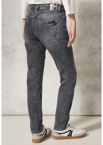 Cecil Damen Comfort-fit-Jeans, schwarz, casual, Gr. 26, unifarben, Jeans, 83% Baumwolle, 16% Polyester, 1% Elasthan, Jeans, Middle Waist