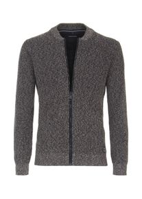 Casamoda Herren Strickjacke "Casamoda Strickjacke uni", braun, Gr. M, 97% Baumwolle, 3% Polyamid, Strickjacken