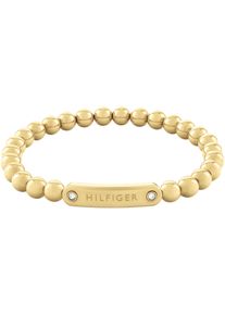 Tommy Hilfiger Damen Armband "METAL BEADS, 2780934, 2780935, 2780936", Edelstahl, gold, Edelstahl, Armbänder, mit Preciosa Crystal