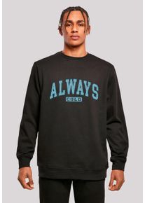 F4NT4STIC Herren Sweatshirt "Always Cold Collegiate Cozy Winter", schwarz, casual, Gr. M, Obermaterial: 50% Baumwolle, 50% Polyester, Sweatshirts,