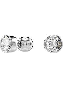 Swarovski Damen Paar Ohrstecker "Schmuck Geschenk Imber Ohrringe Solitär, 5681552, 5696073", Metall, silber, Metall, Ohrringe, mit Swarovski Kristall