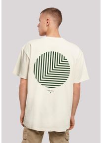 F4NT4STIC Herren T-Shirt "Geometrics Grau", beige, casual, Gr. 4XL, Obermaterial: 100% Baumwolle, Shirts, Print