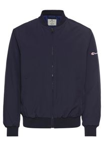 Champion Herren Blouson, blau, sportlich, Gr. M, unifarben, Stoff, Obermaterial: 74% Polyamid, 15% Polyester, 11% Elasthan, Jacken