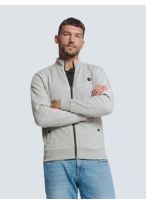 NO EXCESS Herren Sweater "NO EXCESS Sweatshirt mit Vollreißverschluss", grau, Gr. XXXL, 66% Baumwolle, 33% Polyester, 1% Elasthan, Sweatshirts