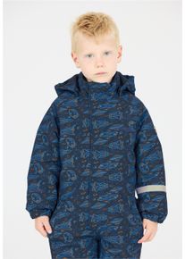 ZIGZAG Kinder Schneeoverall "Tower", blau, casual, Gr. 92, 100% Polyester, Overalls, mit wasser- und winddichter TPU-Membran