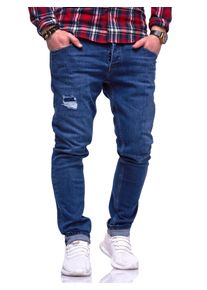 behype Herren Slim-fit-Jeans, blau, Gr. 31, 98% Baumwolle, 2% Elasthan, Jeans, im angesagten Slim-Fit-Schnitt