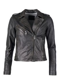 Mustang Damen Lederjacke "31023235", schwarz, Gr. XS, Obermaterial: 100% Leder, Ziege / Futter: 100% Baumwolle / Ärmelfutter 100% Polyester, Jacken