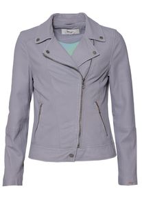 Maze Damen Blouson "42023069", lila, Gr. S, Obermaterial: 100% Lammleder / Innenfutter: 100% Baumwolle/ Ärmelfutter: 100% Polyester/ Strick: 95%