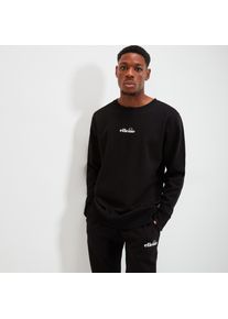 Ellesse Herren Sweatshirt "H SWEATSHIRT", schwarz, sportlich, Gr. S, unifarben, Single Jersey, Obermaterial: 70% Baumwolle, 30% Polyester, Sweatshirts