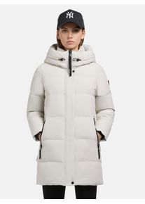 Khujo Damen Steppjacke "Lola-YM", beige, casual, Gr. XXL, Obermaterial: 90% Polyester, 10% Elasthan, Futter: 100% Nylon, Wattierung: 100% Polyester,