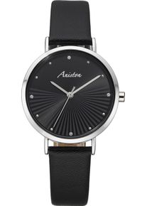 Damen Quarzuhr, schwarz, ANISTON JEWELRY & WATCHES, Armbanduhren, Armbanduhr, Damenuhr, analog, Glassteine, neue Kollektion