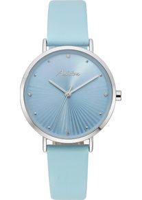 Damen Quarzuhr, blau, ANISTON JEWELRY & WATCHES, Armbanduhren, Armbanduhr, Damenuhr, analog, Glassteine, neue Kollektion