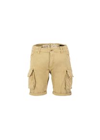 Herren Shorts "Alpha Industries Men - Shorts Crew Short", beige, Gr. 33, Alpha Industries, Obermaterial: 98% Baumwolle, 2% Elastan, Futter: 100%