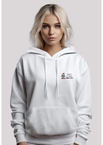 F4NT4STIC Damen Kapuzenpullover "Grinch Merry Christmas Weihnachten", weiß, casual, Gr. M, Obermaterial: 65% Baumwolle, 35% Polyester, Pullover,