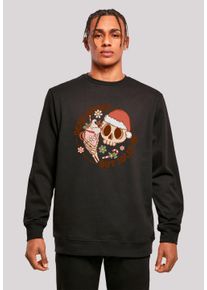 F4NT4STIC Herren Sweatshirt "Dead inside but jolly AF Weihnachten", schwarz, casual, Gr. XL, Obermaterial: 50% Baumwolle, 50% Polyester, Sweatshirts,