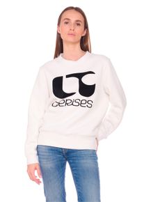Herren Sweatshirt "PAOLO", weiß, casual, Gr. XL, Le Temps Des Cerises, bedruckt, 65% Baumwolle, 35% Polyester, Sweatshirts, mit modischem Frontprint